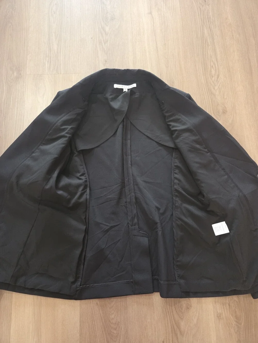 Veronica Beard Scuba Dickey Blk Zip Pocket Blazer 12 Capsule Norm Minimal Preppy - Picture 7 of 11